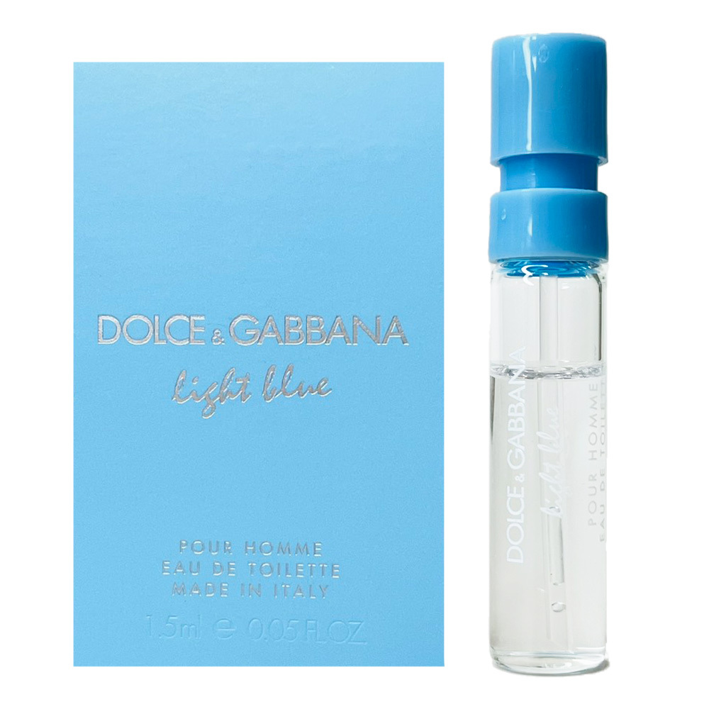 Dolce & Gabbana D&G 淺藍(新包裝) 男性淡香水 1.5ml 針管