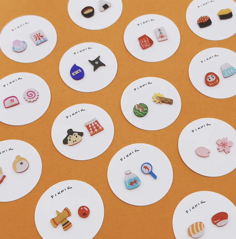 日日野餐｜日本文化系列 別針 - 8款可選