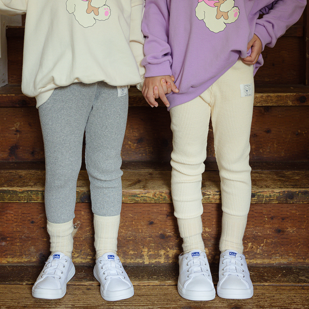 韓國 SecretKids -25秋 羅紋內搭褲(四色)