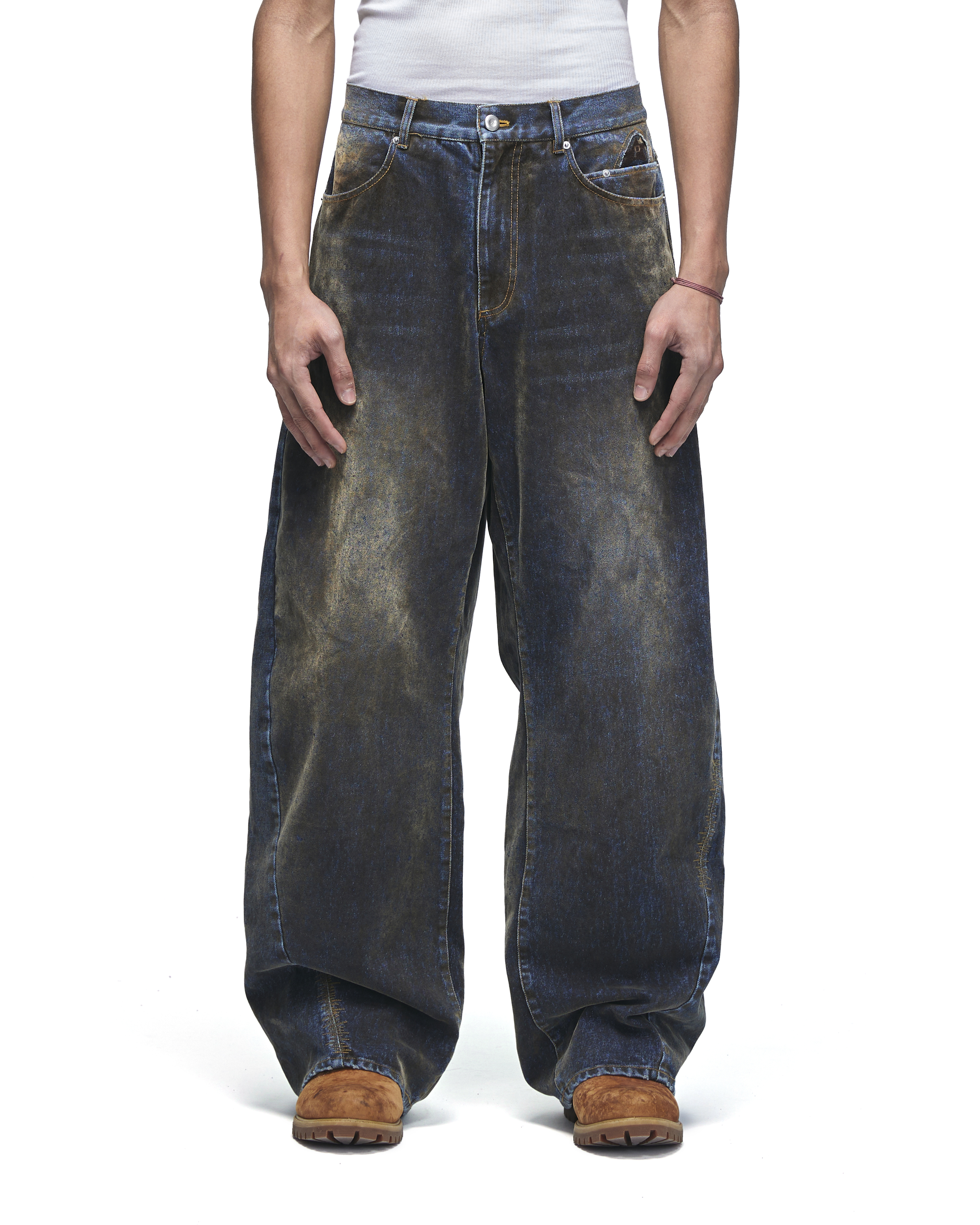 PLATEAU STUDIO｜Curvy work pant (Washed velvet)