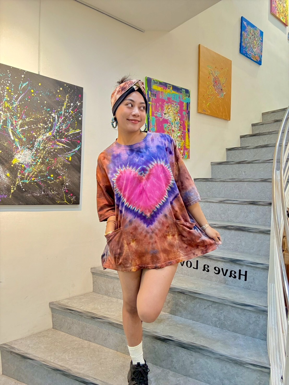 慕慕卡樂 / 愛心染雙口袋