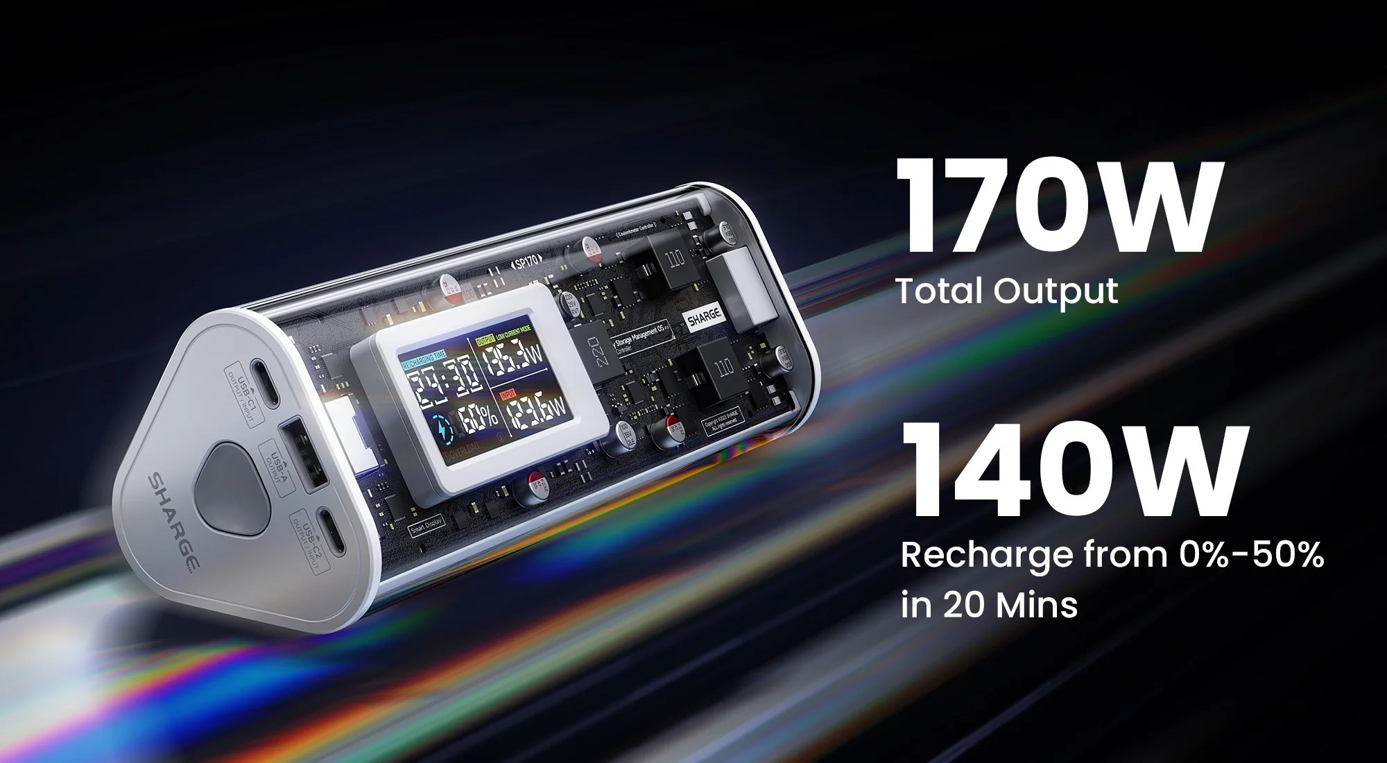 SHARGE Shargeek 170 Power Bank 24000mAh