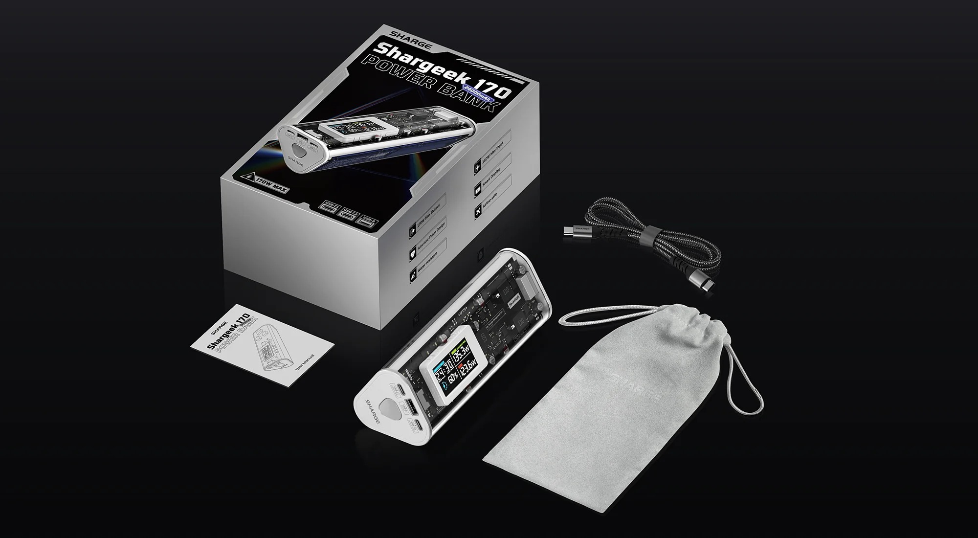 SHARGE Shargeek 170 Power Bank 24000mAh