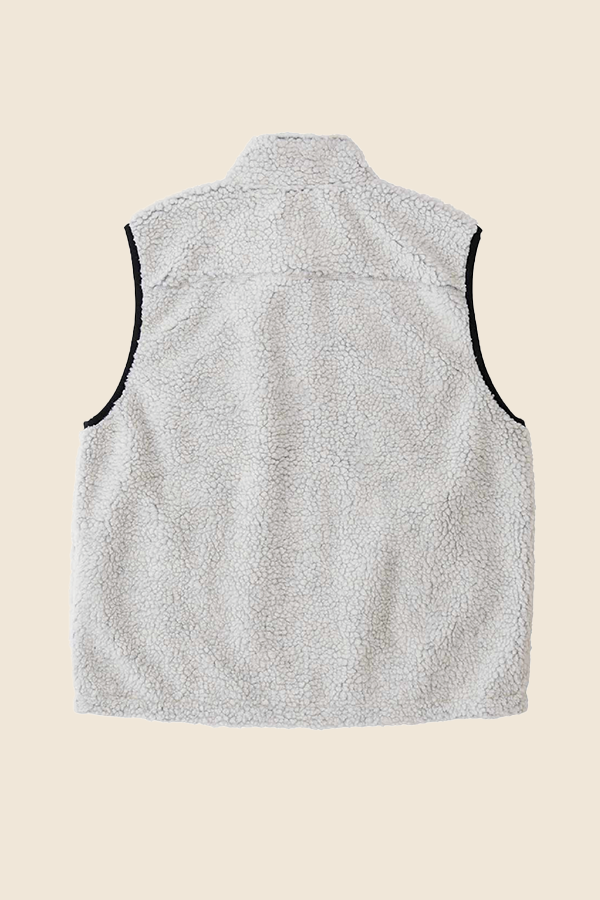 GRAMICCI -  雙面羊羔絨背心(白色/芥末黃)