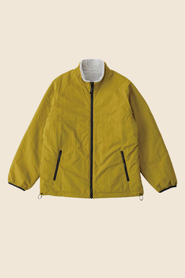 GRAMICCI -  雙面羊羔絨外套(白色/芥末黃)