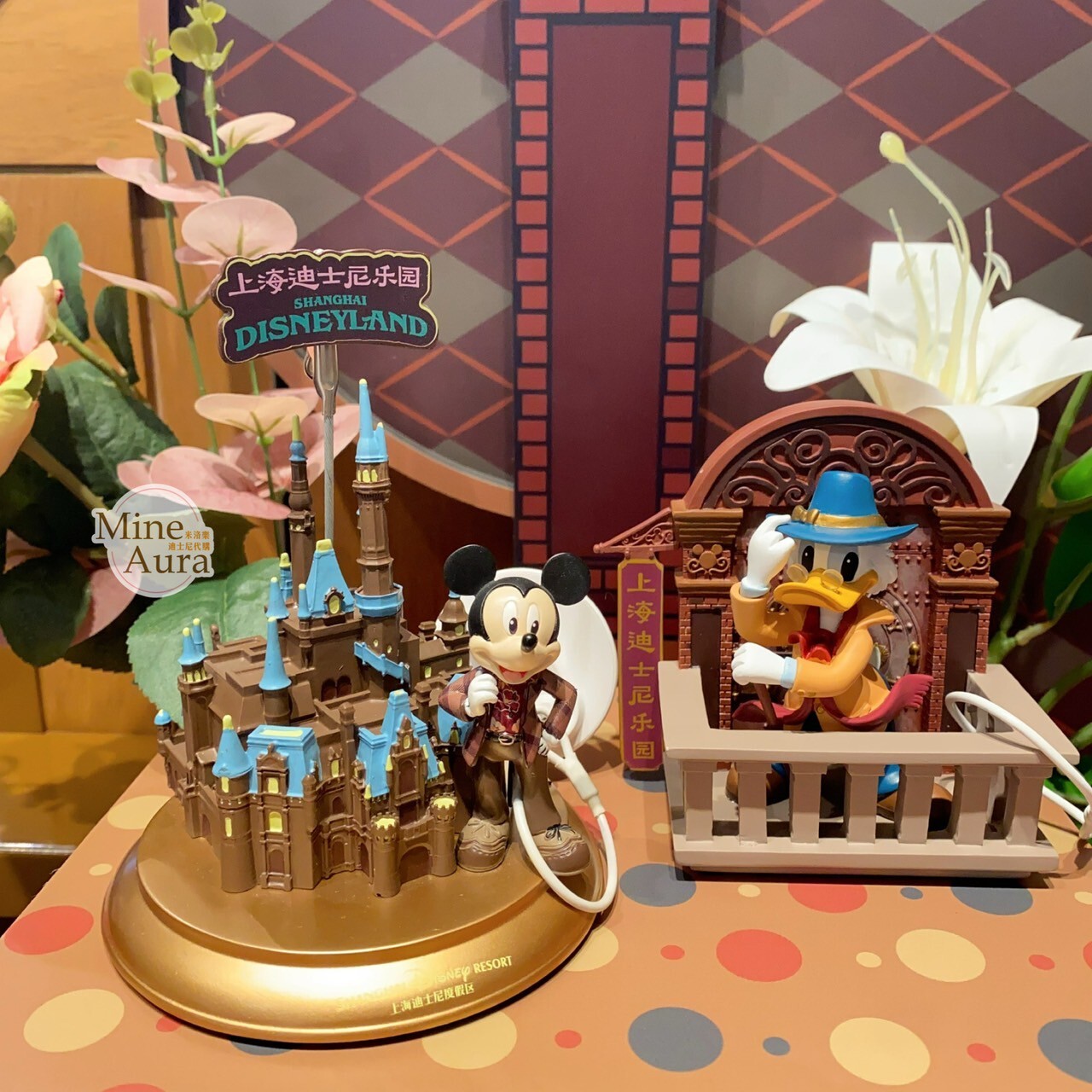 米奇和朋友們 摩登上海系列 米奇 Mickey 造型 相片夾 擺飾品 -上海迪士尼樂園