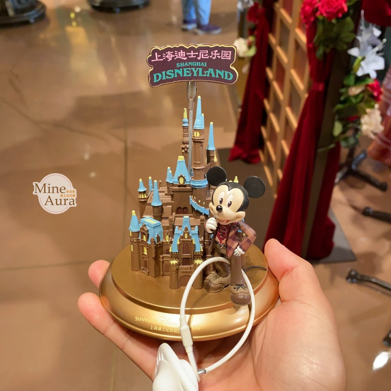 米奇和朋友們 摩登上海系列 米奇 Mickey 造型 相片夾 擺飾品 -上海迪士尼樂園