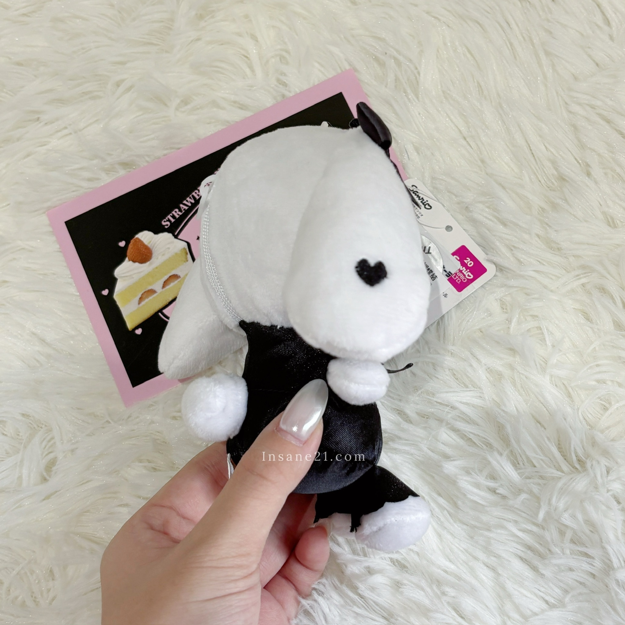 SANRIO 三麗鷗 黑蝴蝶結 大耳狗 裝扮吊飾 愛心眼 零錢包 絨毛掛件 日本