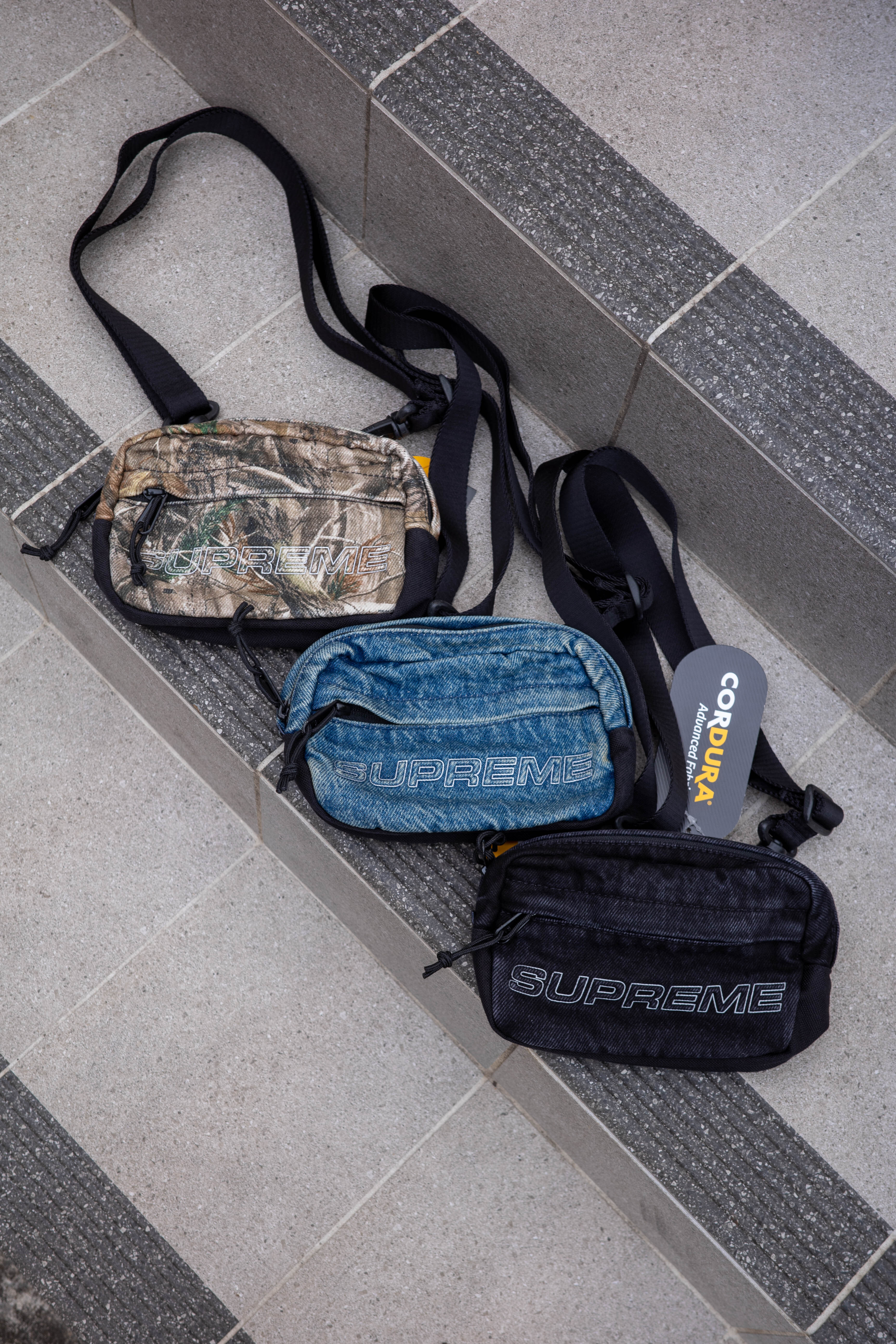Supreme fw25 denim mini shoulder bag 迷你小包 fw25b6