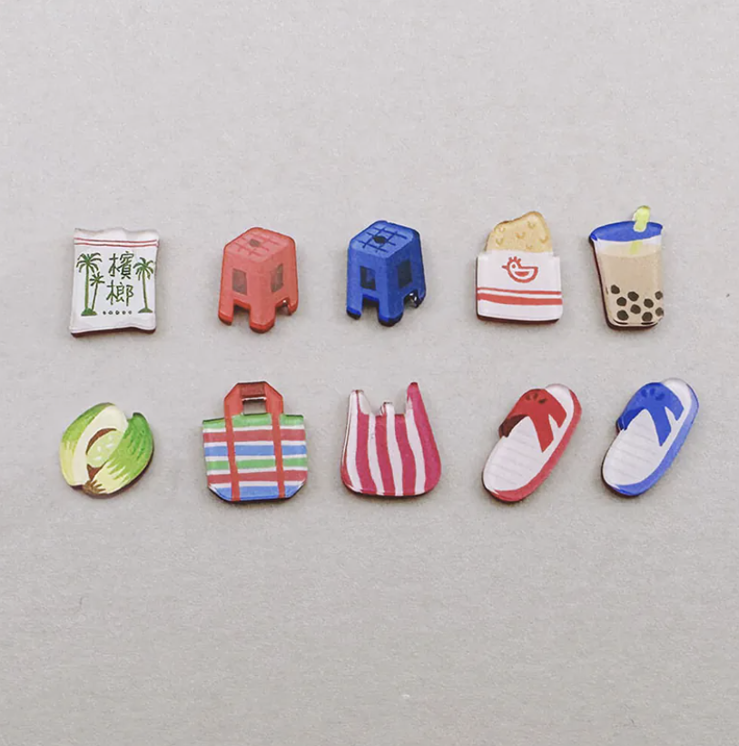 日日野餐｜台灣文化系列 別針- 23款可選