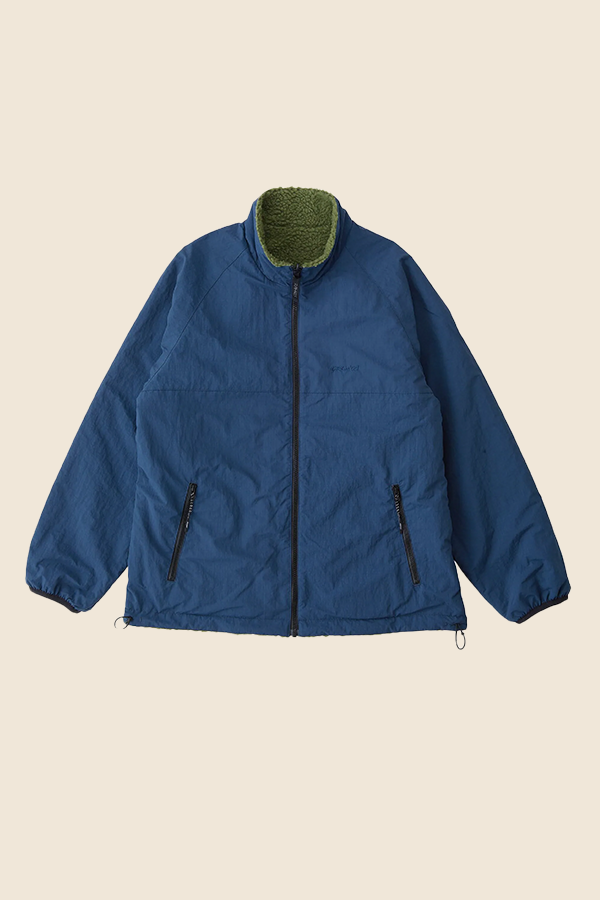 GRAMICCI -  雙面羊羔絨外套(橄欖綠/海軍藍)