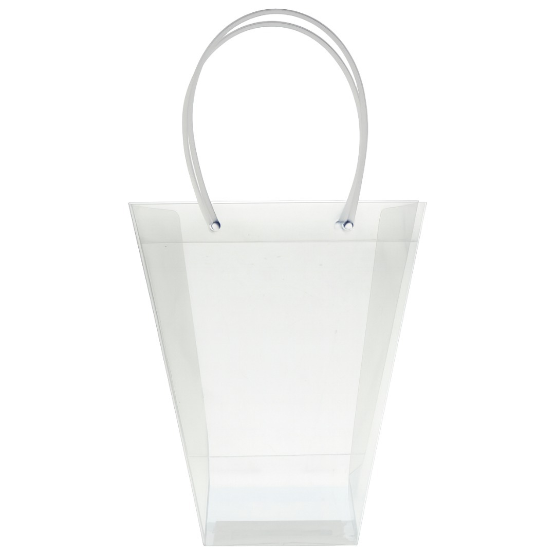 梯形透明花束提袋【SN0409】