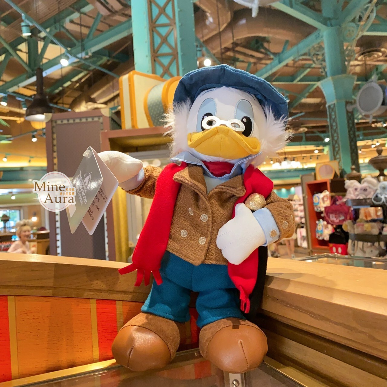 米奇和朋友們 摩登上海系列 唐老鴨 Donald 舅舅 史高治 娃娃 玩偶 -上海迪士尼樂園