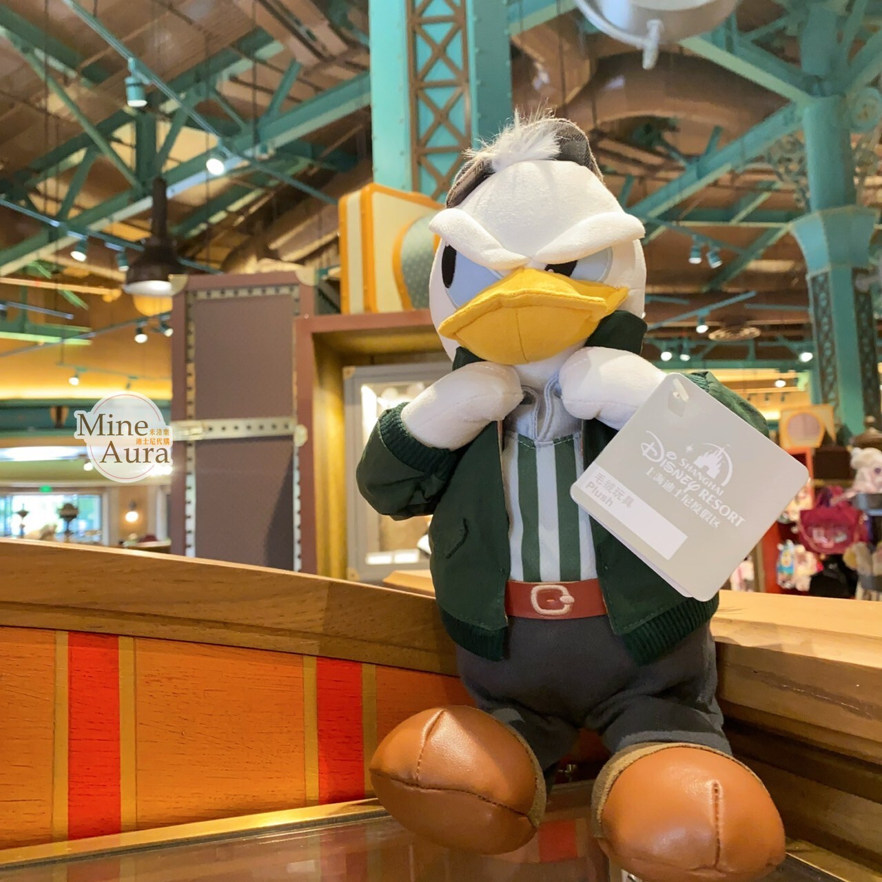 米奇和朋友們 摩登上海系列 唐老鴨 Donald 娃娃 玩偶 -上海迪士尼樂園