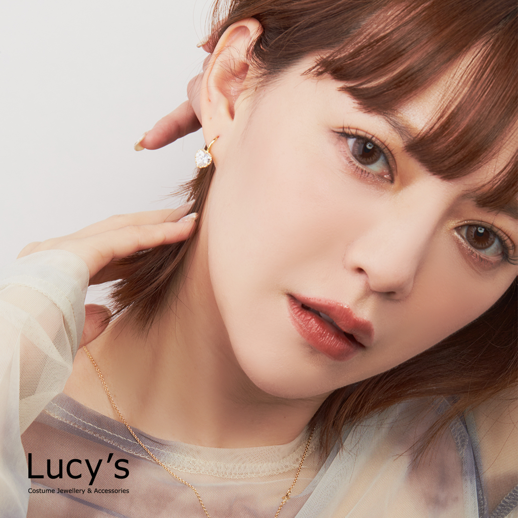 閃耀愛心 耳勾耳環 (123968)