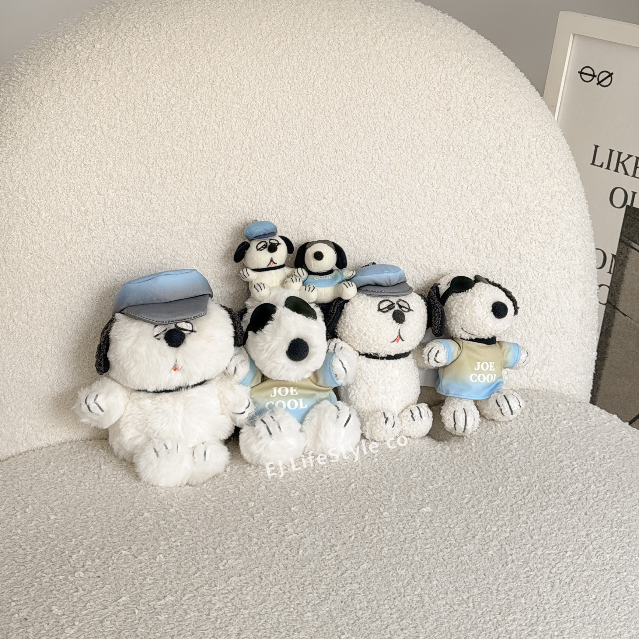 🇯🇵 PEANUTS SNOOPY  JOE COOL 歐拉夫 OLAF 漸層藍系列 絨毛 吊飾 玩偶 / 現貨