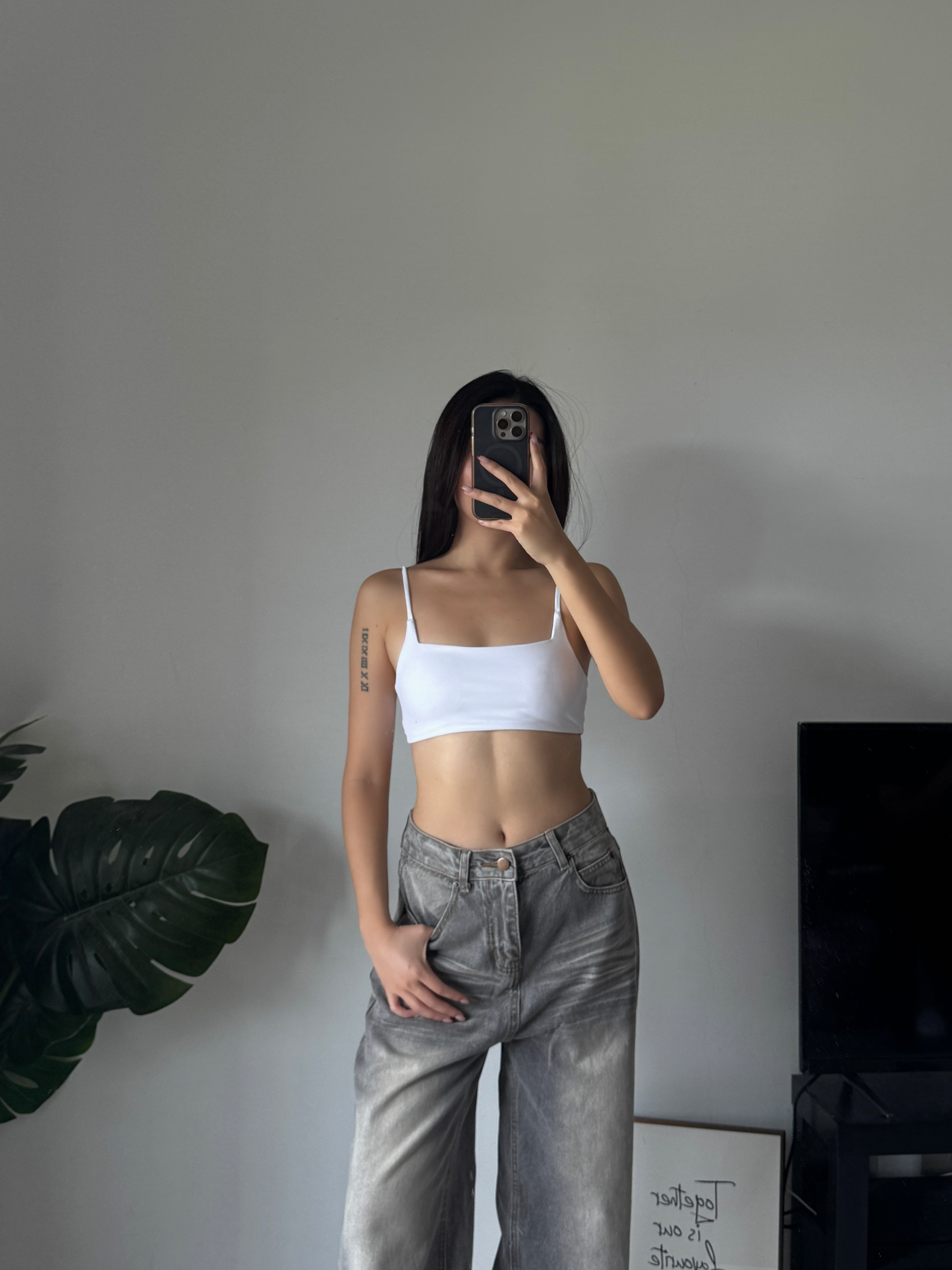 內搭/單穿都好看🧺 細肩短版BraTop(5色)