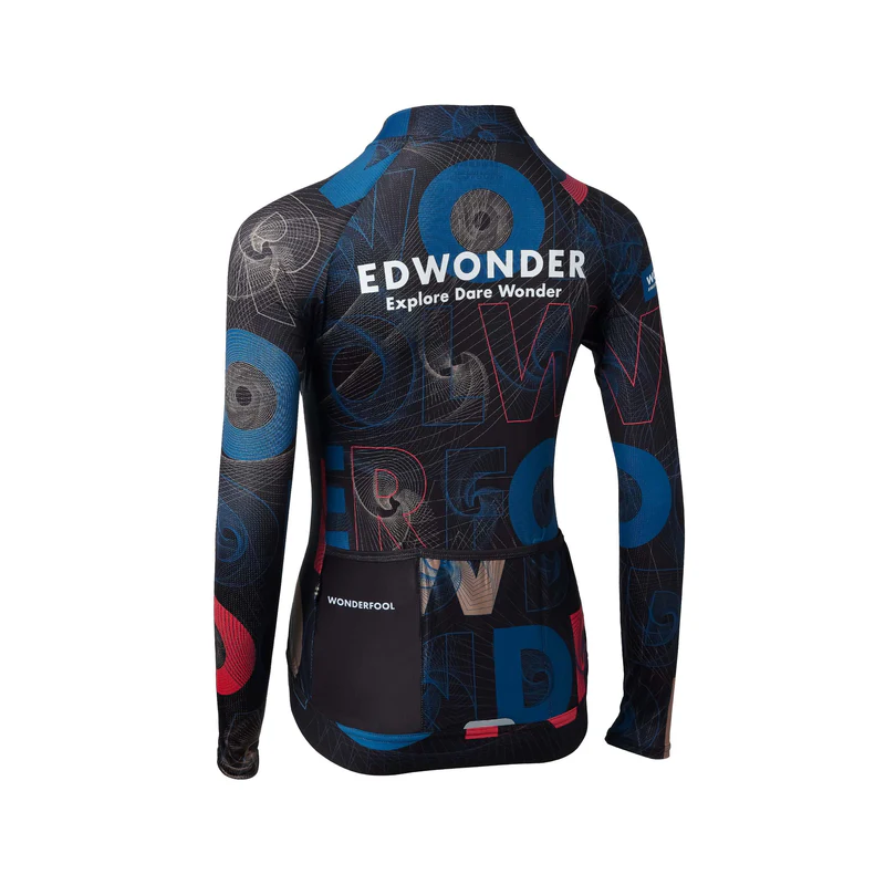 EdWonder Wonderfool Infinite 系列長袖騎行服 黑色