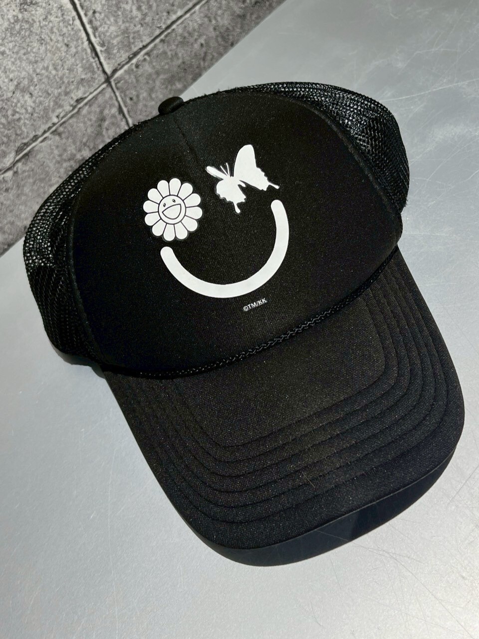 獨家現貨 村上隆 x POST MALONE 絕版聯名 小花蝴蝶 笑臉網帽 卡車帽