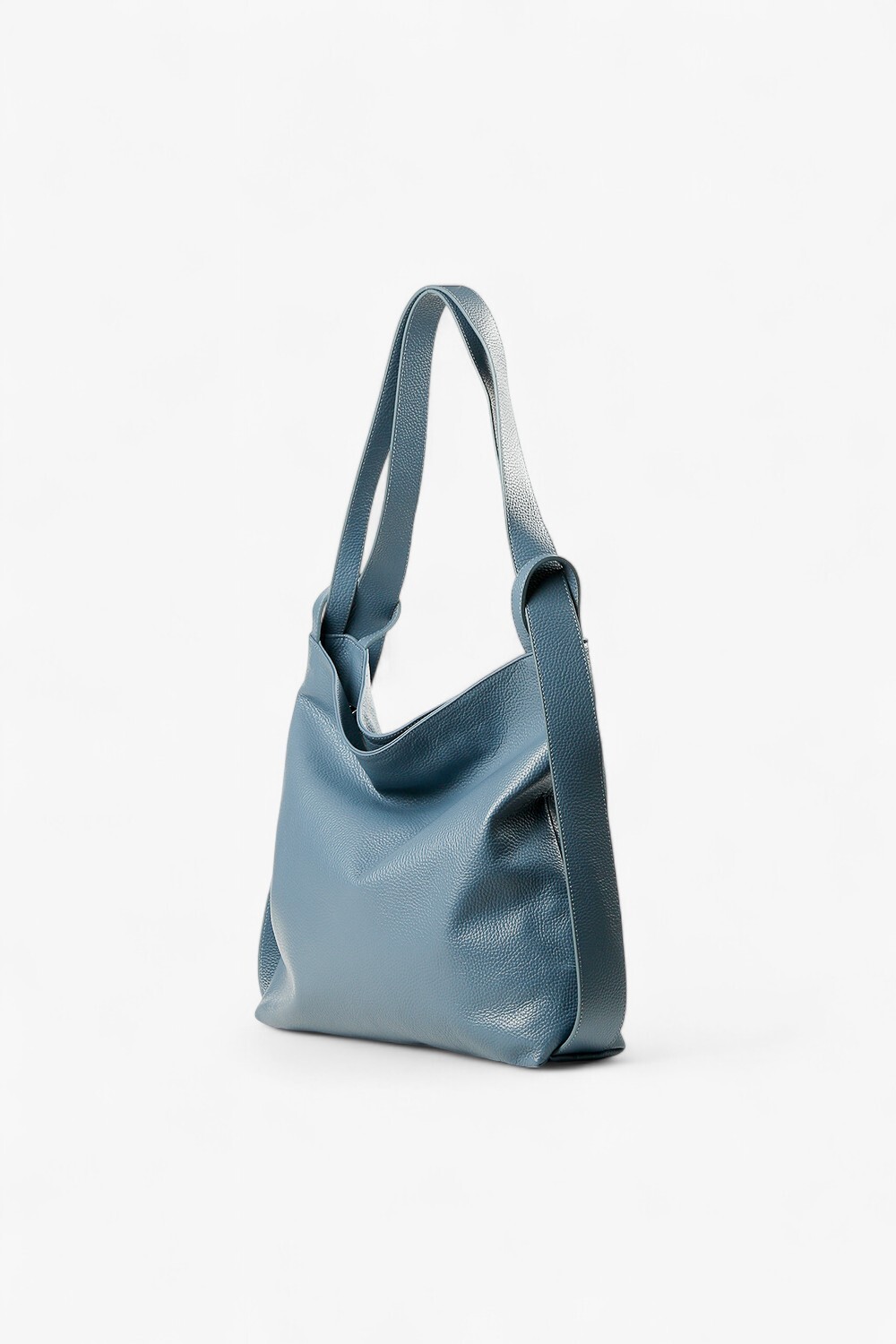 Doppia 極簡兩用中型方包 淺藍