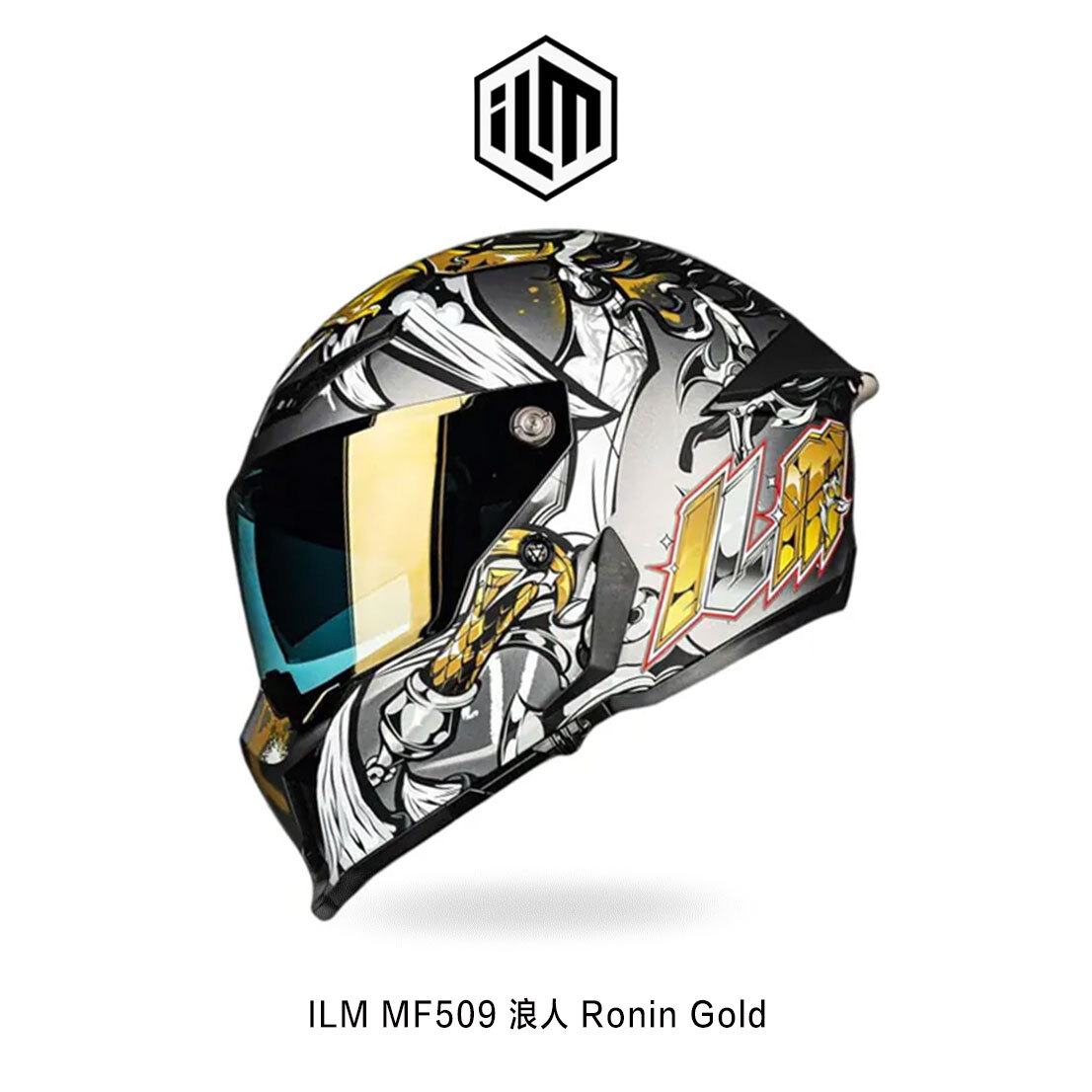 ILM MF509 Ronin 彩繪 浪人 全罩安全帽
