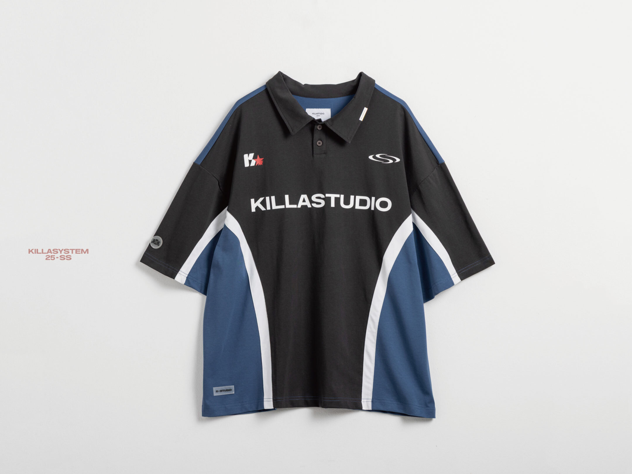 KILLASYSTEM 25S/S TWO TONE POLO SHIRT