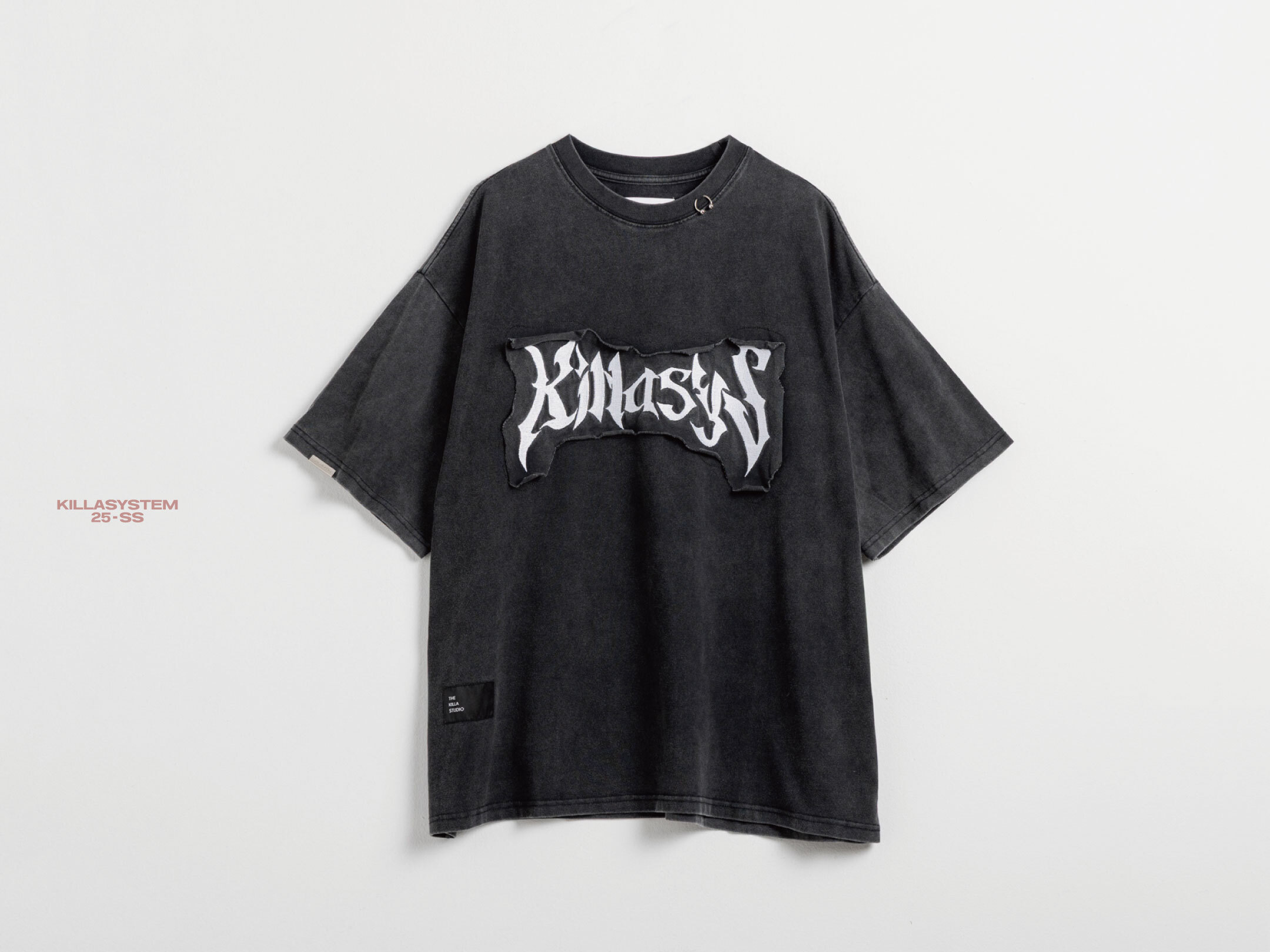 KILLASYSTEM 25S/S SCRATCH LOGO TEE