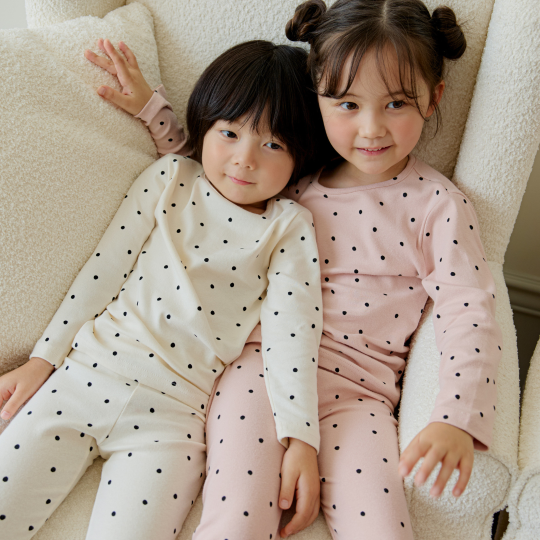 韓國 SecretKids -25秋 柔感印花居家服-優雅點點(三色)