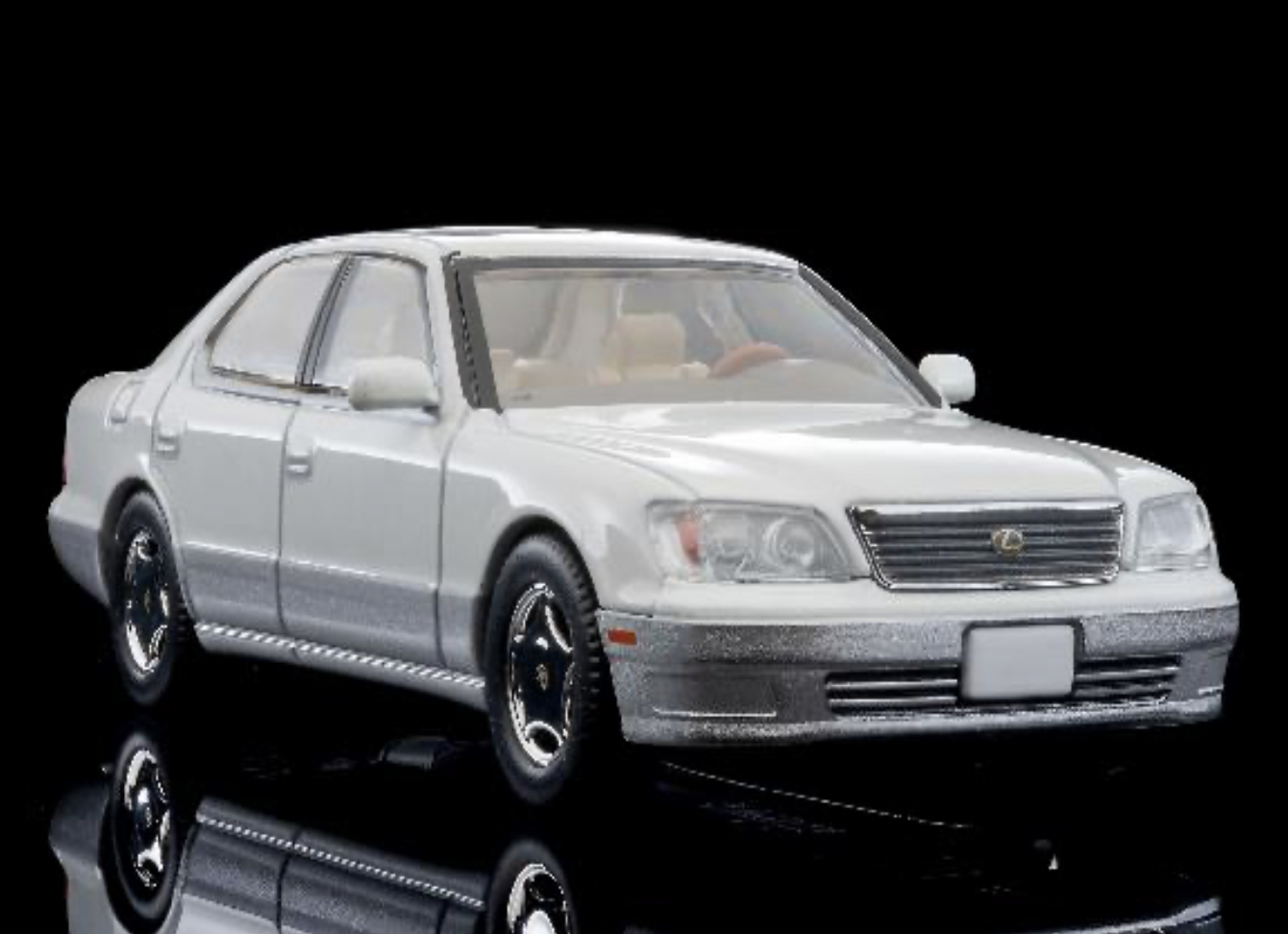【預訂/2月】Tomytec LV-N 1998 Lexus LS400 White/Silver
