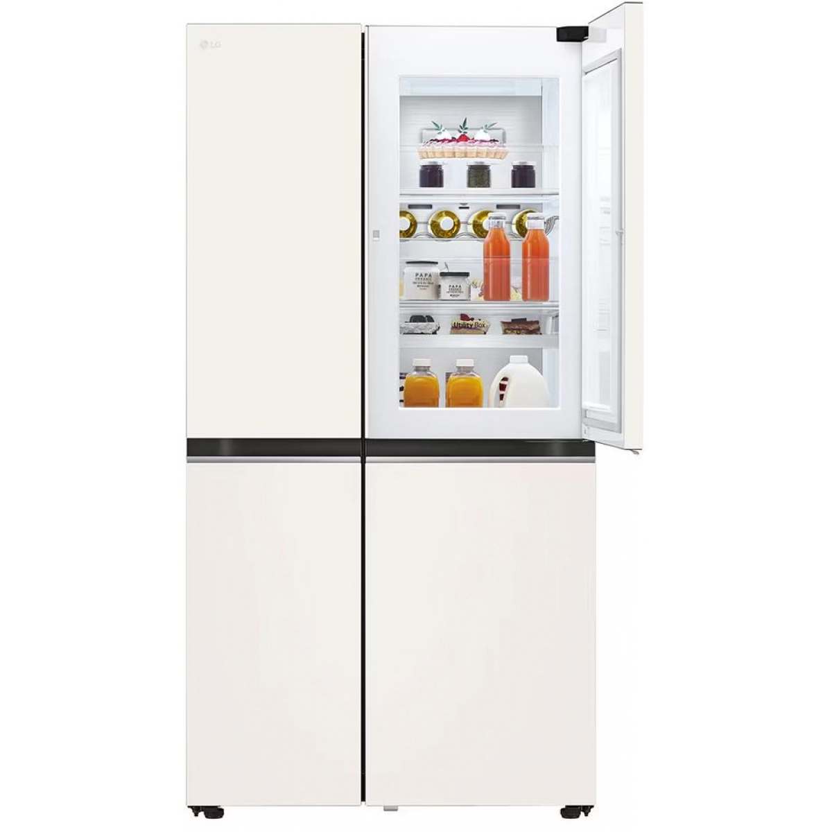 樂金 LG   S654MEEMFX‧智能變頻對門式雪櫃‧647公升‧香港行貨,原廠3年全機,10年壓縮機保養‧