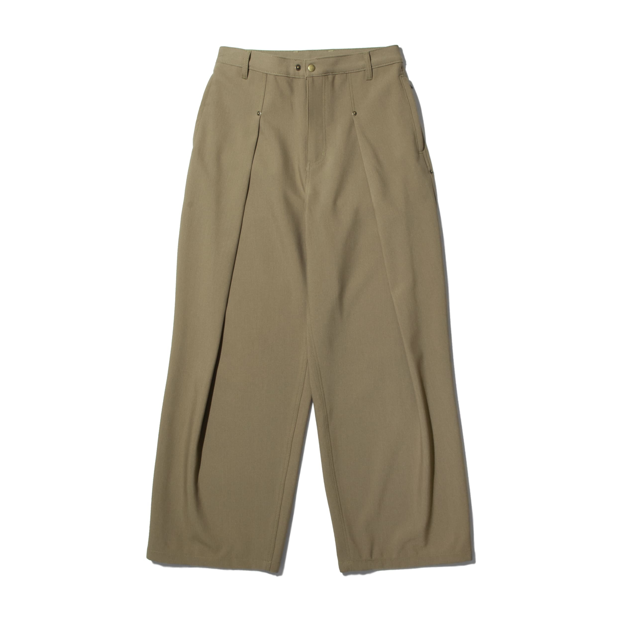 nul1.org ｜(nu-P42) - Biofrost Mix Wool Pants (Khaki)