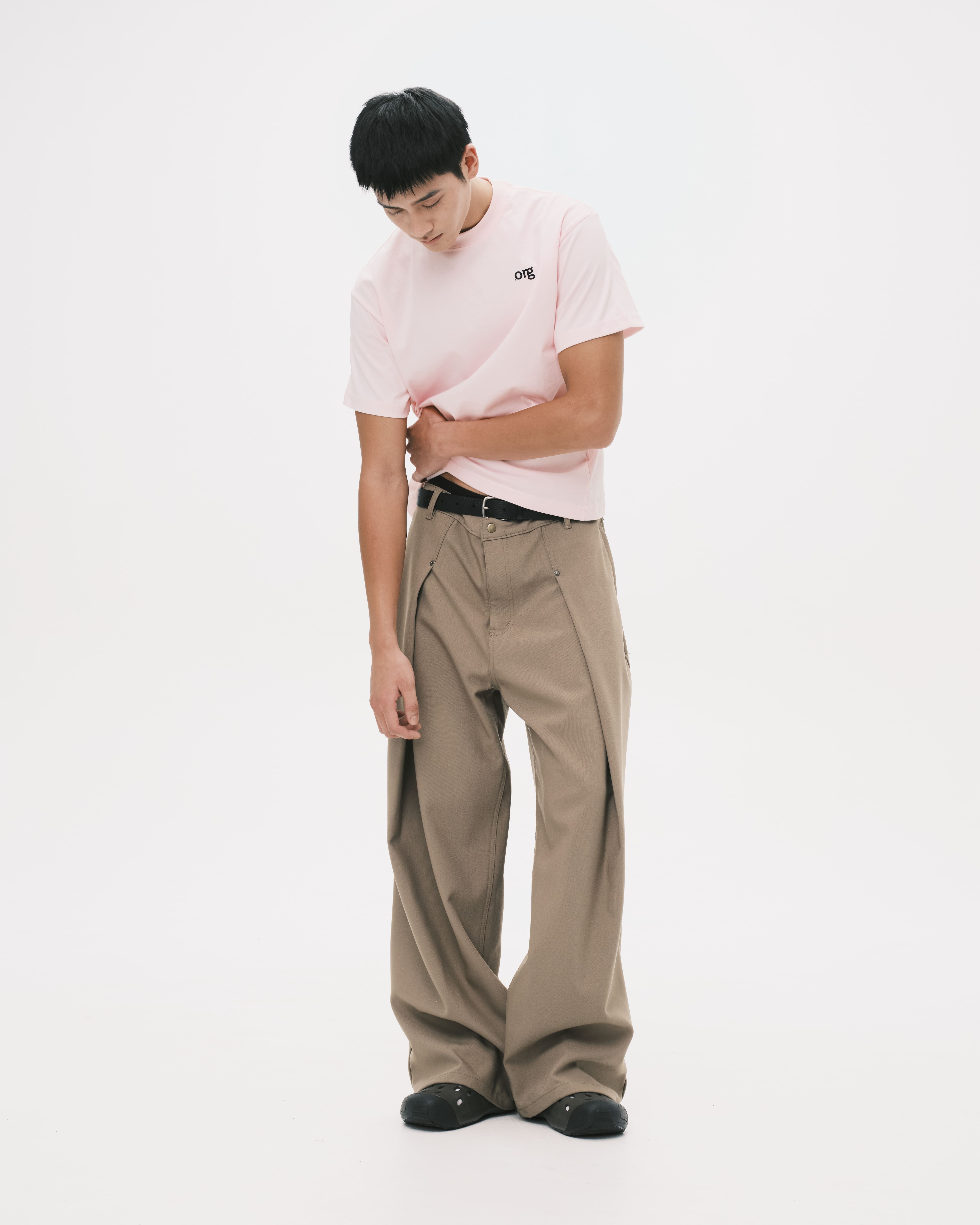 nul1.org ｜(nu-P42) - Biofrost Mix Wool Pants (Khaki)