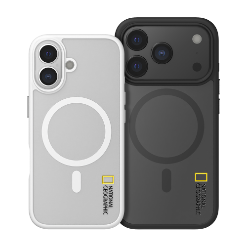 National Geographic - Magsafe Matte Clear - iPhone 17 Case 國家地理貼防撞身磨砂手機硬殼