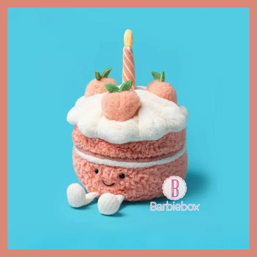 英國jELLYCAT|Amuseables Melbie peach cake 蜜爾桃子蛋糕A2PEAC