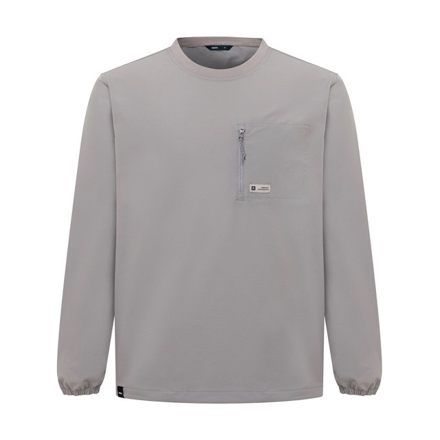 韓國 NEPA 圓領拉鏈口袋休閒長袖衛衣 （K9 CO139）