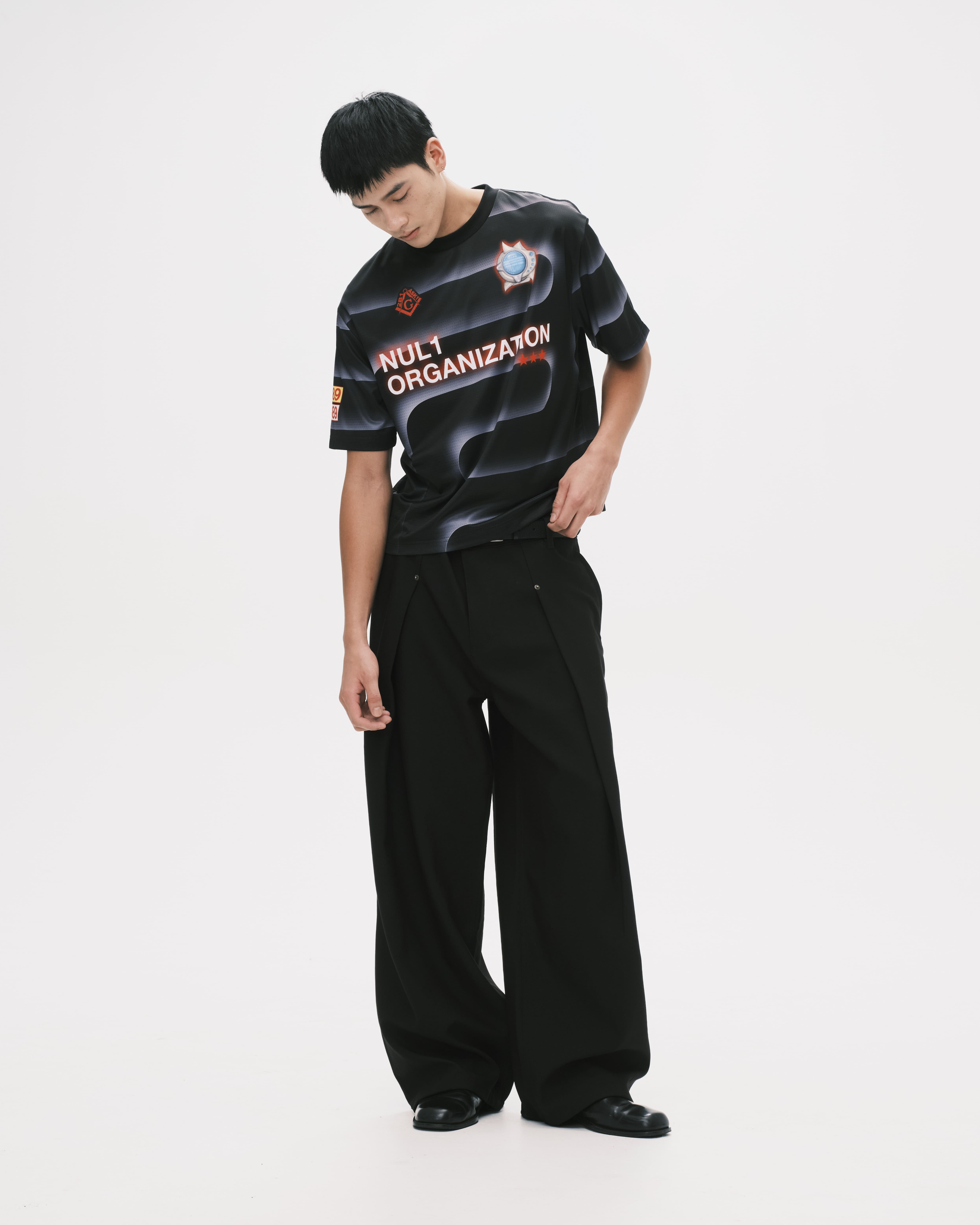 nul1.org ｜(nu-P41) - Biofrost Mix Wool Pants (Black)