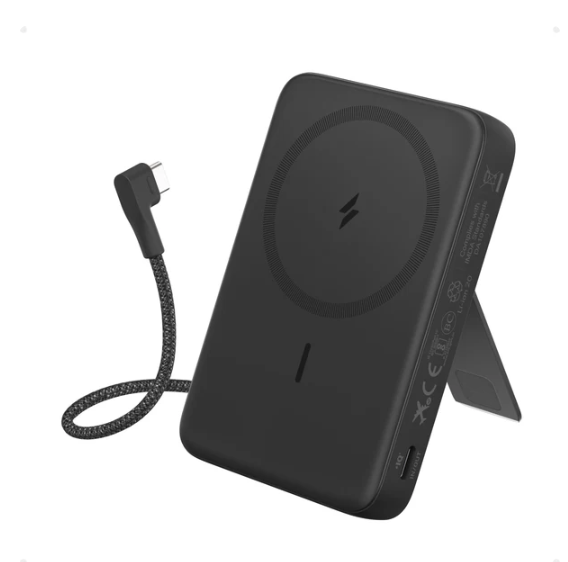 Anker Zolo Power Bank (10K, Magnetic, Built-In USB-C Cable) 磁吸充電行動電源 10000mAh A1685