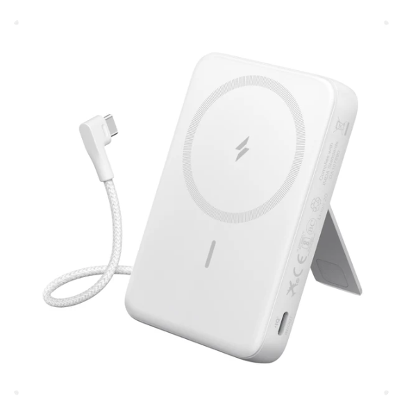 Anker Zolo Power Bank (10K, Magnetic, Built-In USB-C Cable) 磁吸充電行動電源 10000mAh A1685