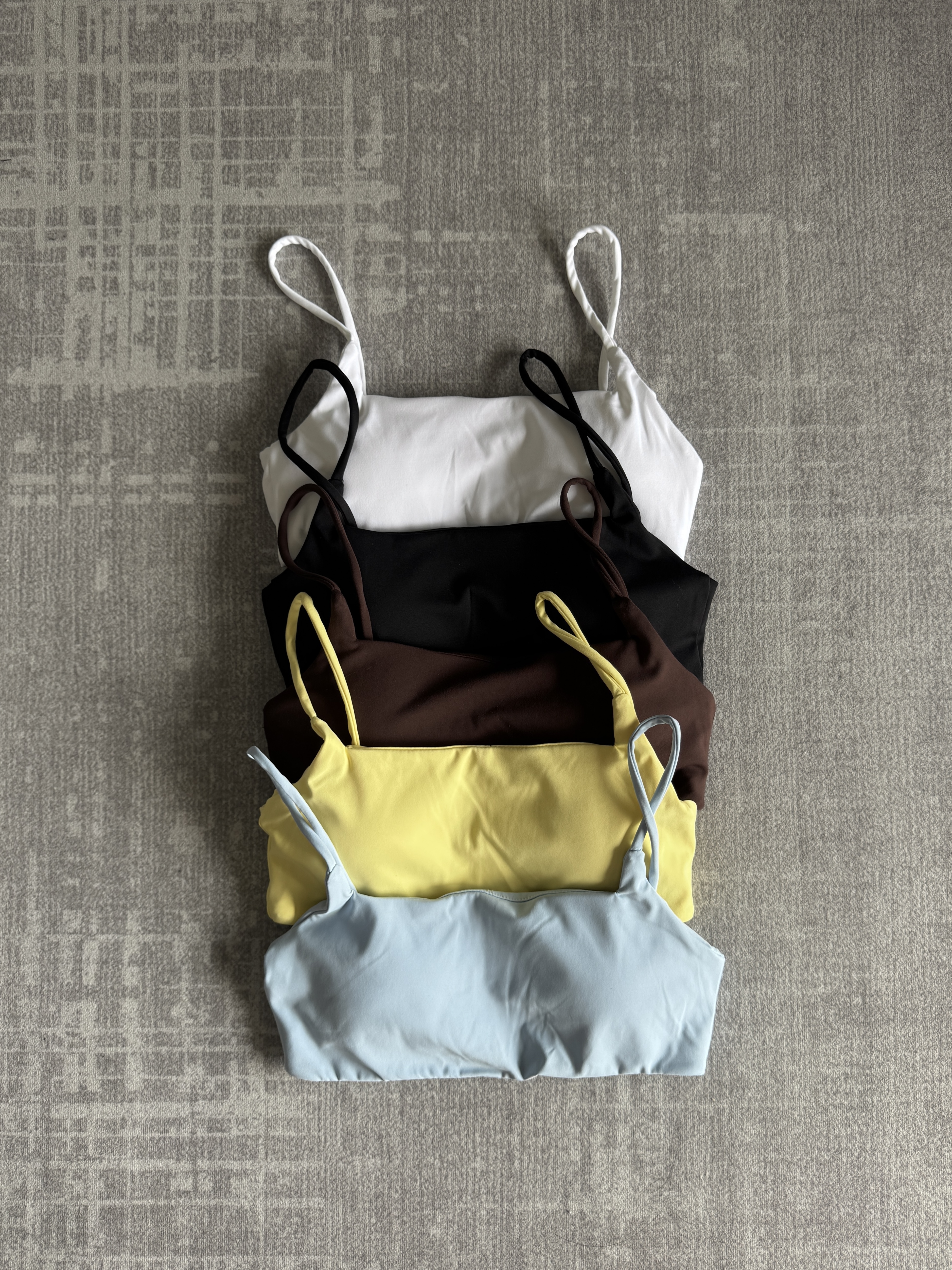 內搭/單穿都好看🧺 細肩短版BraTop(5色)