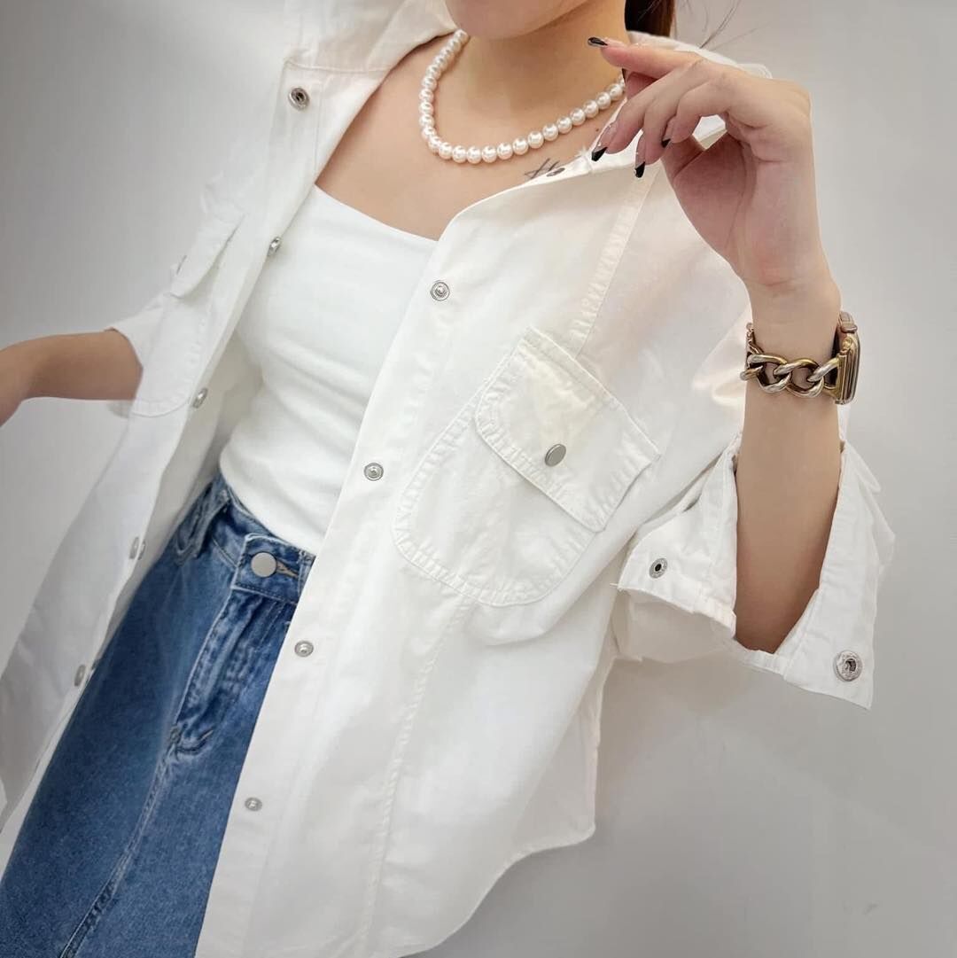 【可甜可鹹的連帽襯衫外套】（現貨）