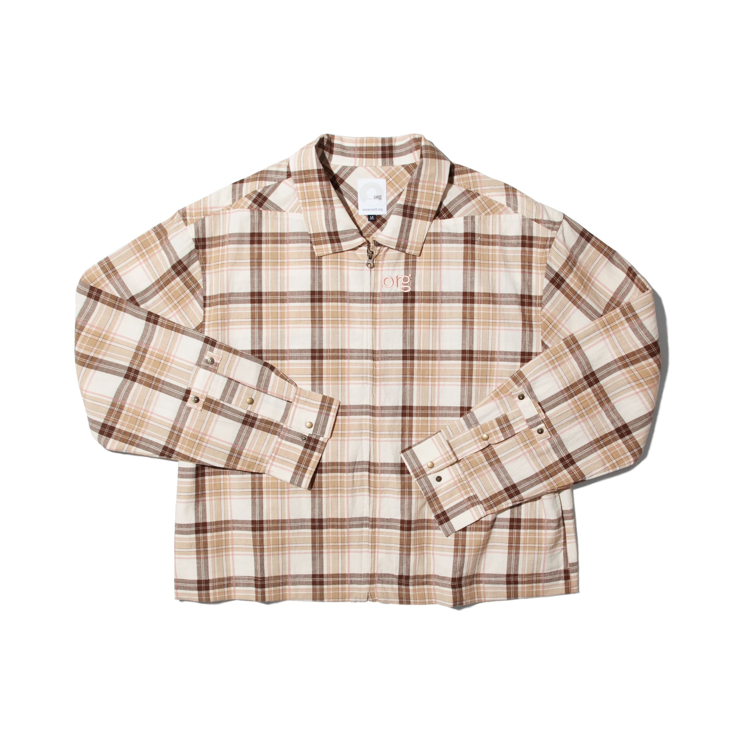 nul1.org ｜(nu-S11) - DEI Zip Shirt (Pink)