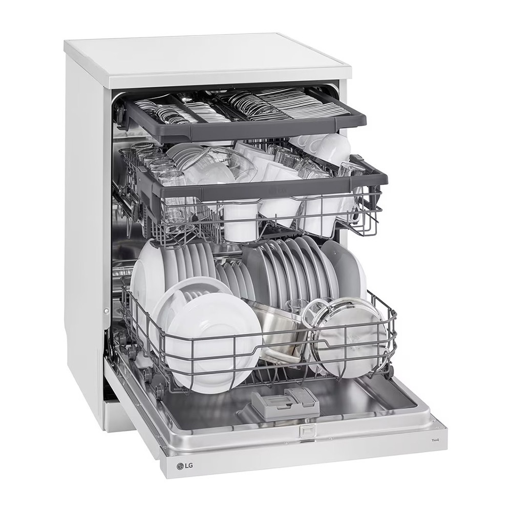 【LG】14人份｜ QuadWash™ 洗碗機｜雲朵白|DFB533FW