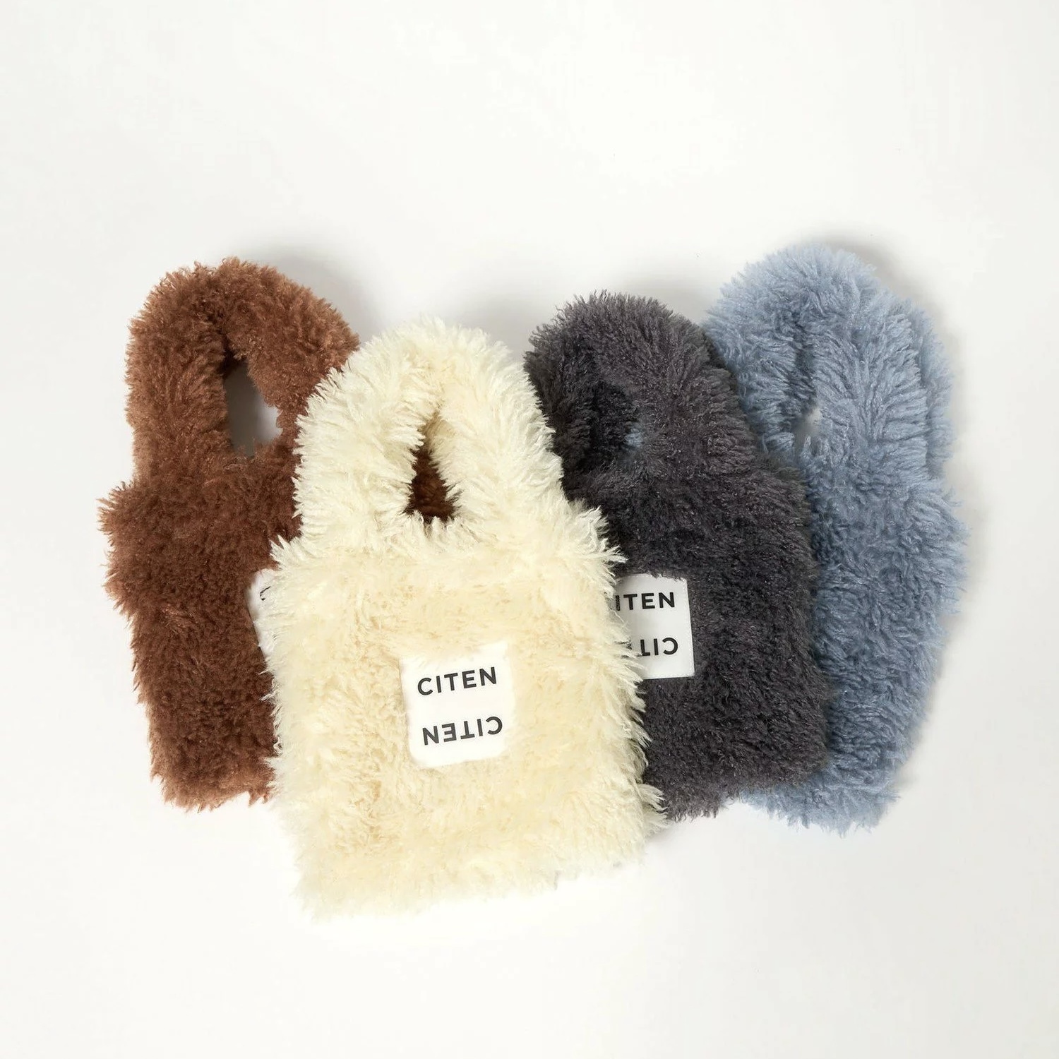 CITEN 毛毛手提包 蓬鬆柔軟 秋冬必備 穿搭 泰迪熊包包