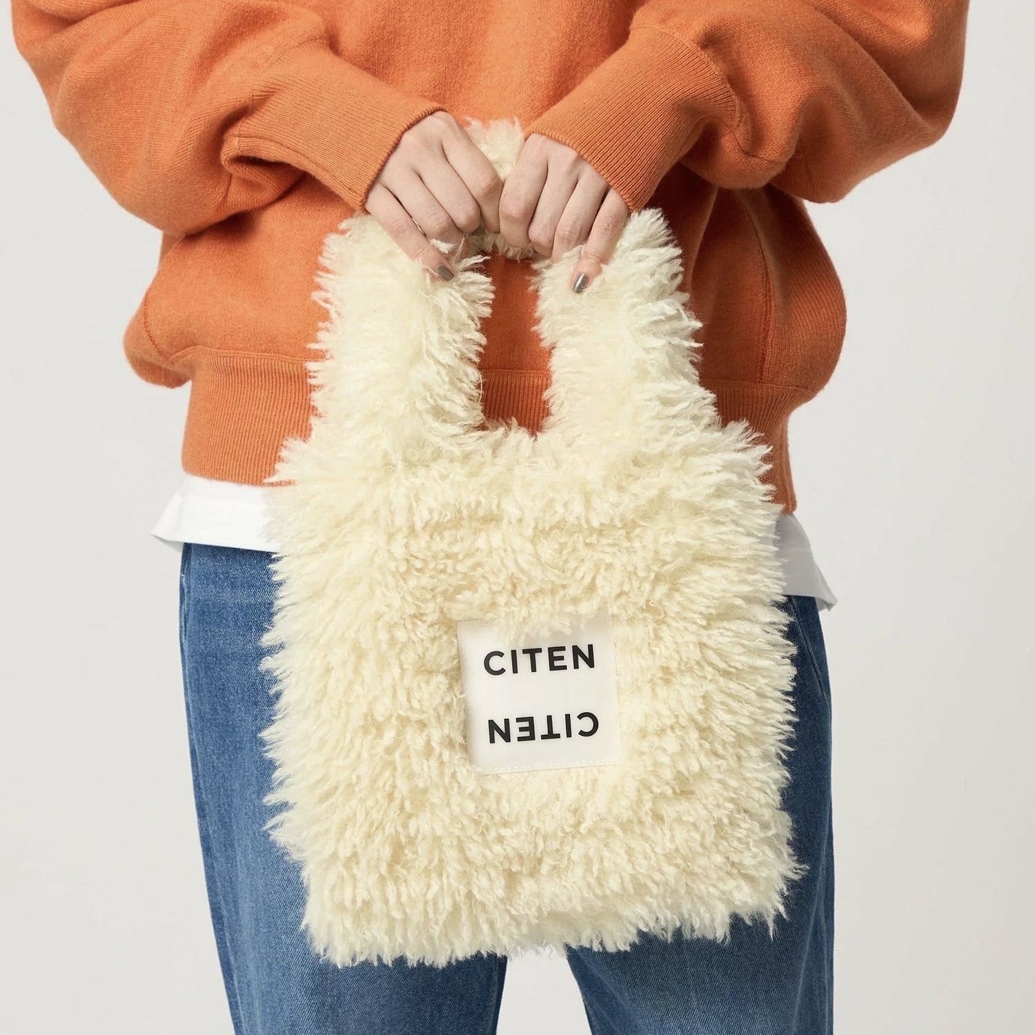 CITEN 毛毛手提包 蓬鬆柔軟 秋冬必備 穿搭 泰迪熊包包