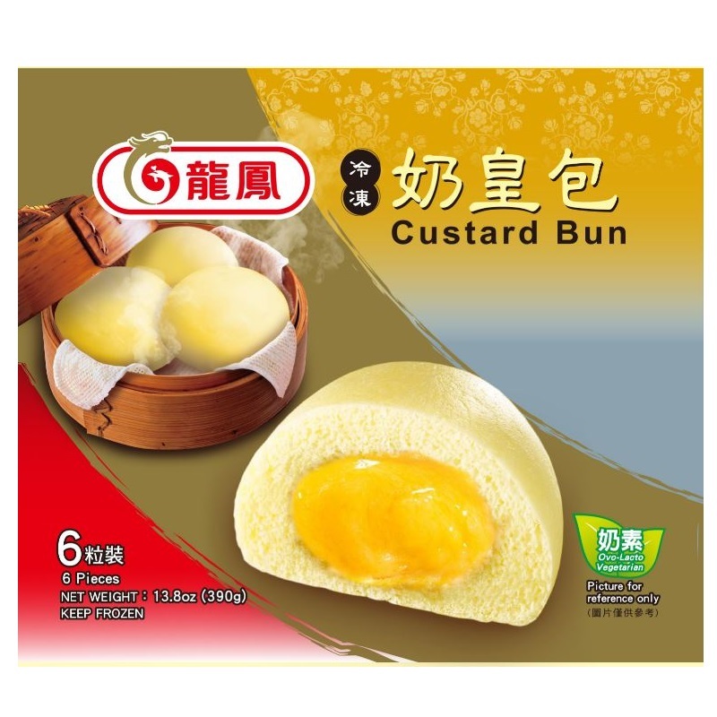 龍鳳 冷凍奶皇包 65g x6件