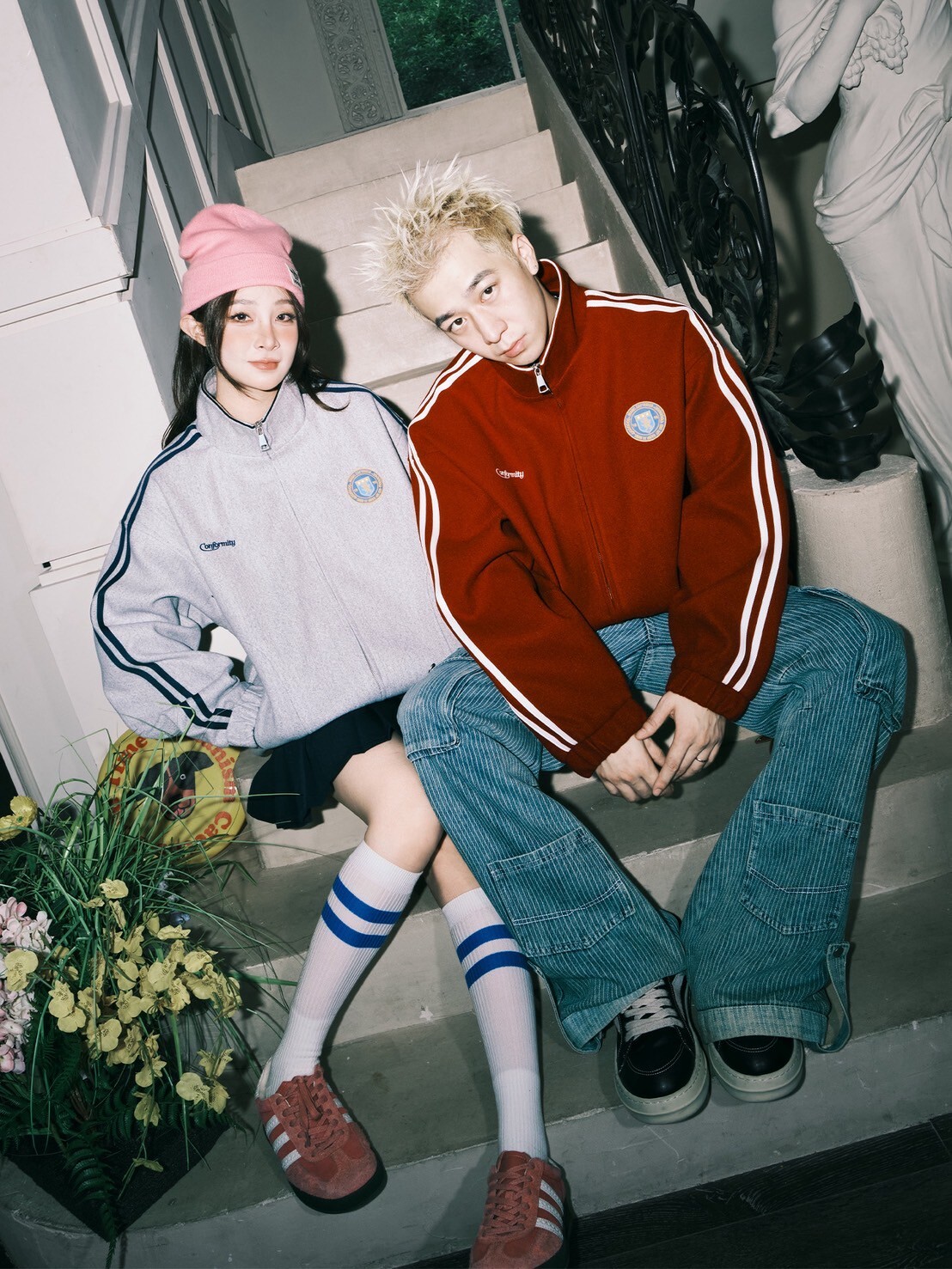 LEMANISM 三線 針織運動夾克