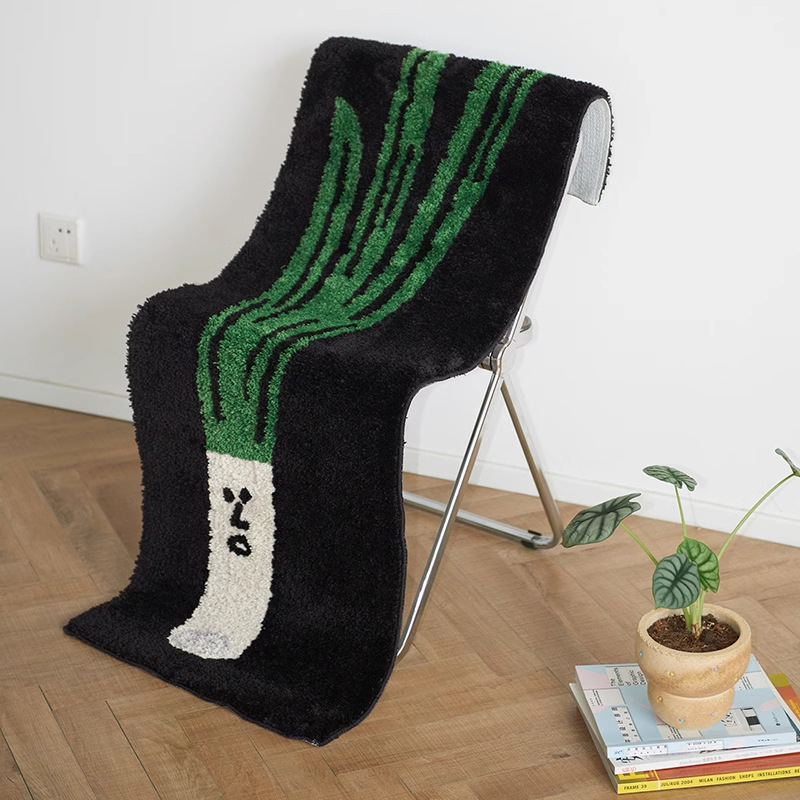 《6240》搞怪大葱植絨地墊