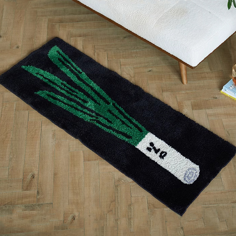 《6240》搞怪大葱植絨地墊