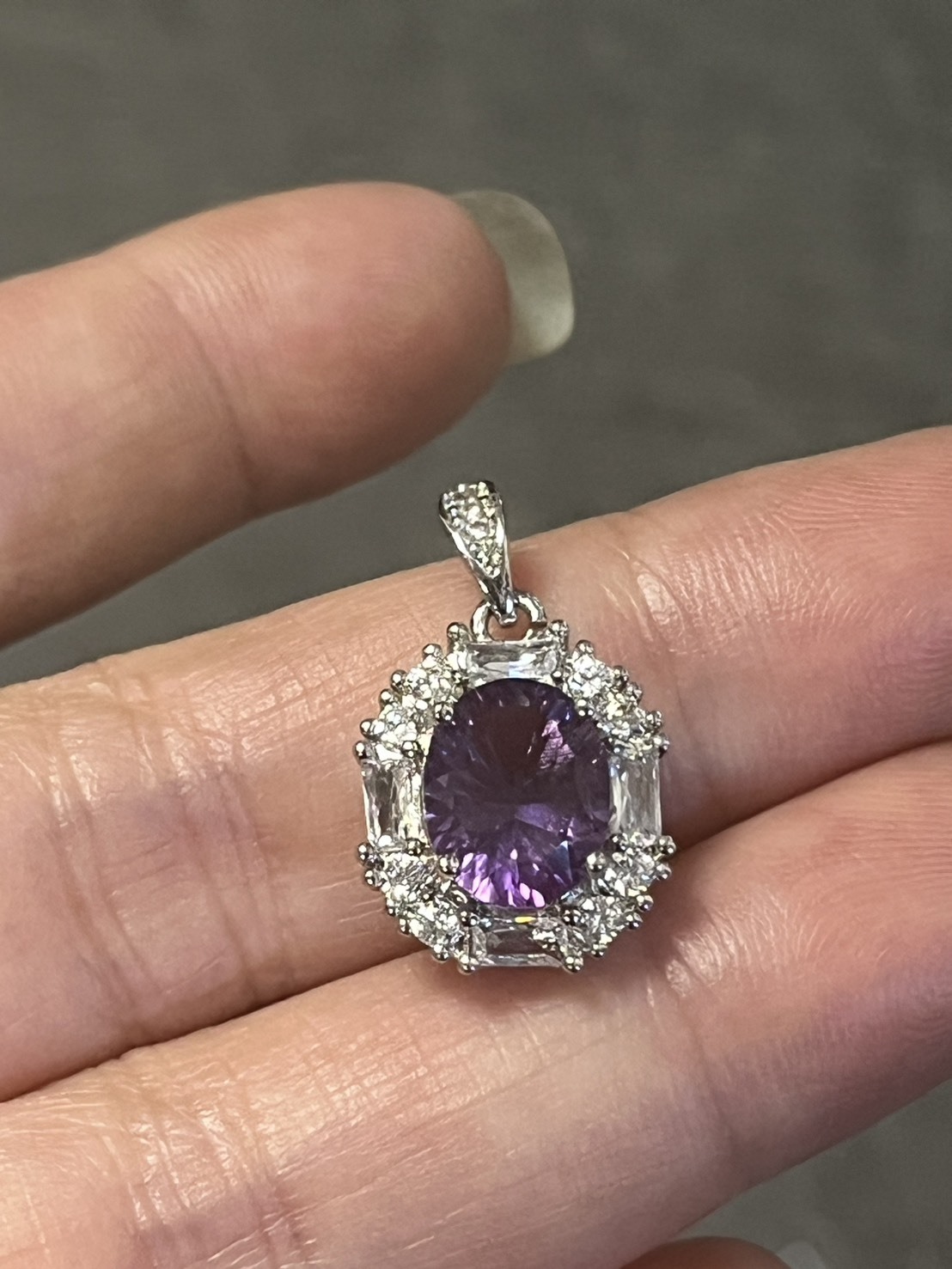 皇家奢華｜紫水晶吊墜