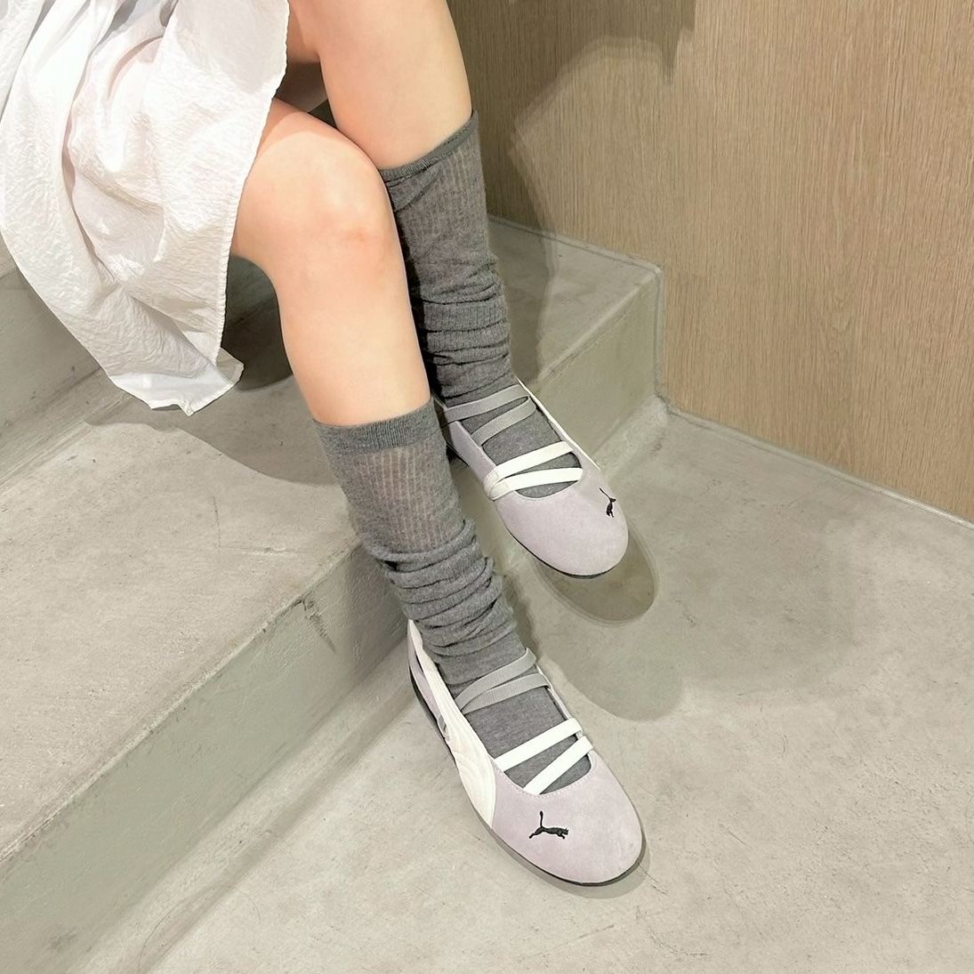 ┊Puma Speedcat 芭蕾舞鞋 日牌聯名奶油灰